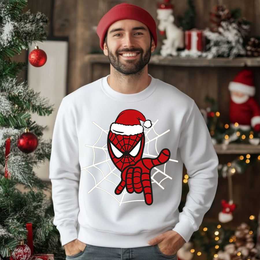 Spider-Man Web-Slinging Christmas Festive Sweatshirt 2 Spider-Man Web-Slinging Christmas Festive Sweatshirt 2